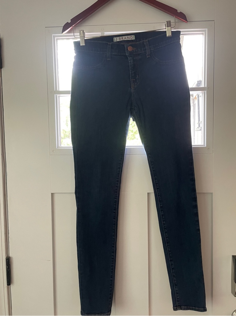 J Brand Skinny Jeans in Dark Blue
